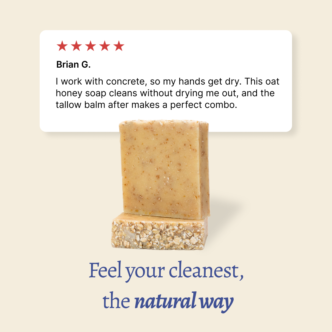 Grass-Fed Tallow Soap (2 Pack)