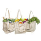 Reusable Tote Mesh Bag w/6 Internal Sleeves.