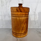 Olive Wood Spice Jar Salt Keeper w/Lid