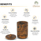 Olive Wood Spice Jar Salt Keeper w/Lid