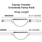 SYB Cross Body Fanny Pack - Canvas Traveler