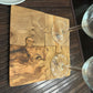 Olive Wood Coaster Puzzle 4-Pcs Set.